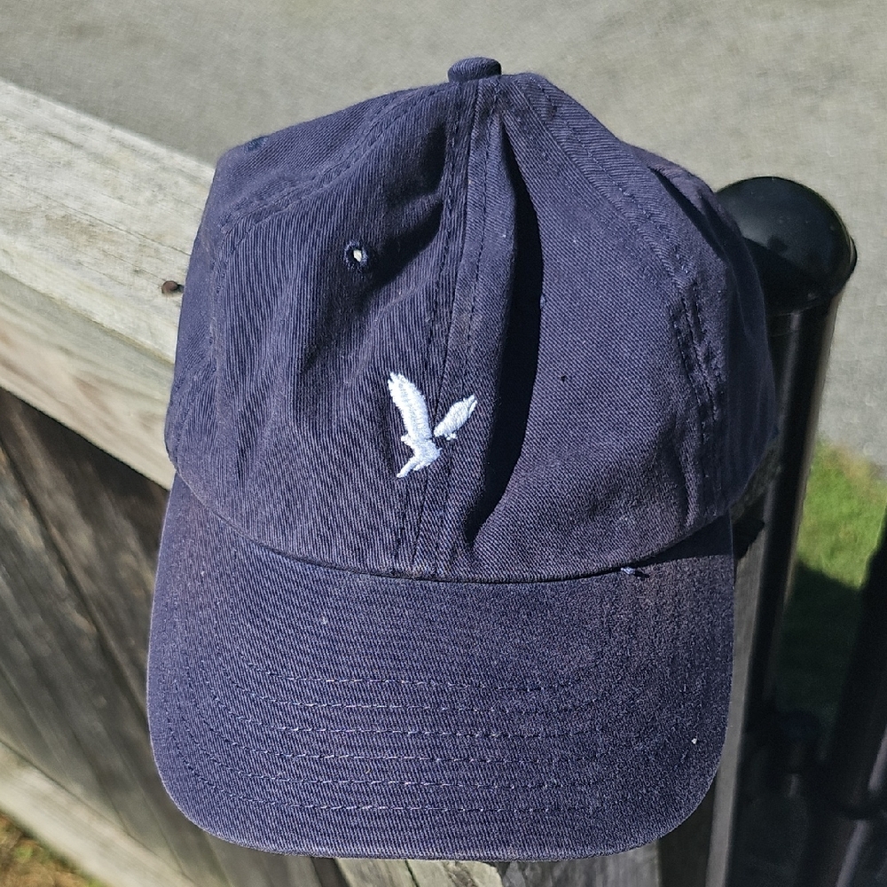 Navy Blue Cap with Embroidered Logo